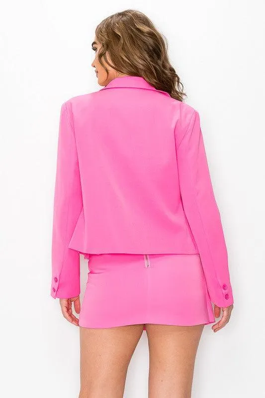 1 button blazer