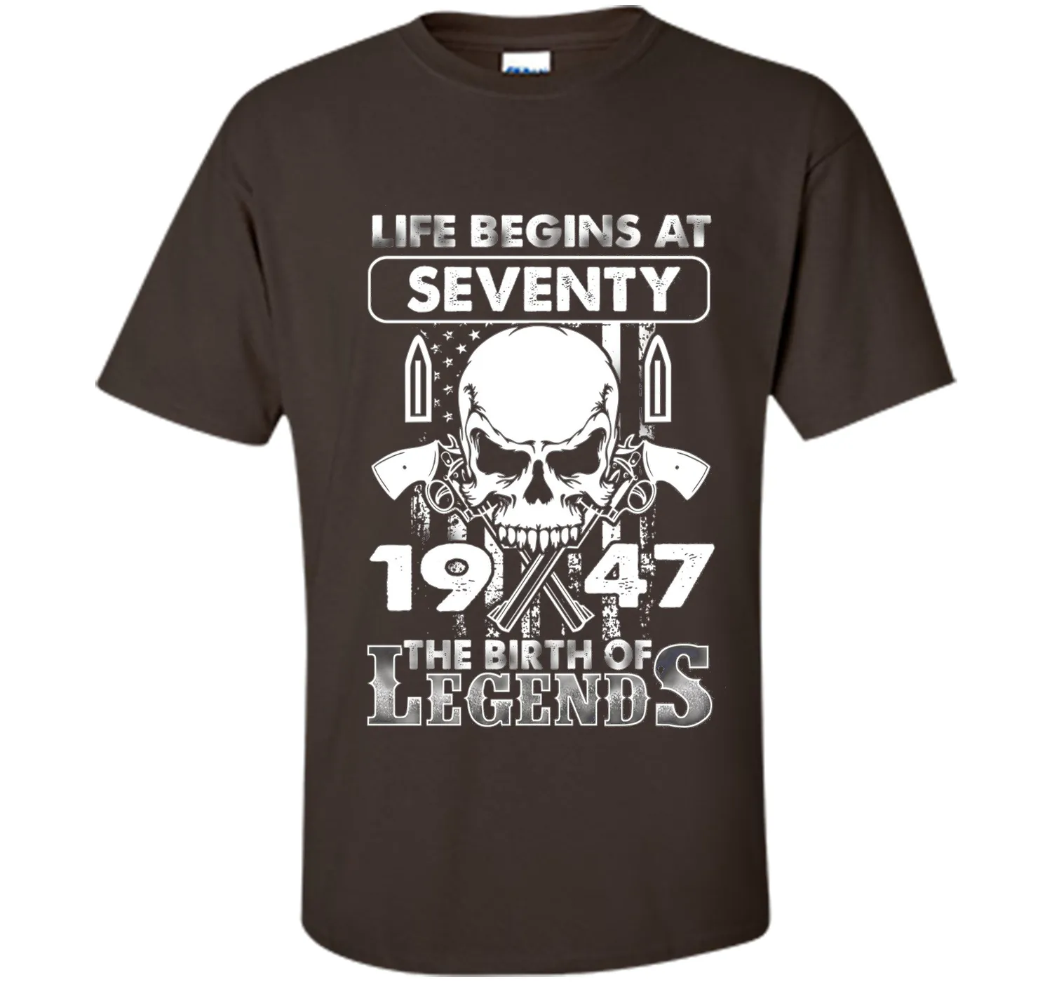 70th Birthday Gifts 1947 The Birth Of Legends T-Shirt t-shirt