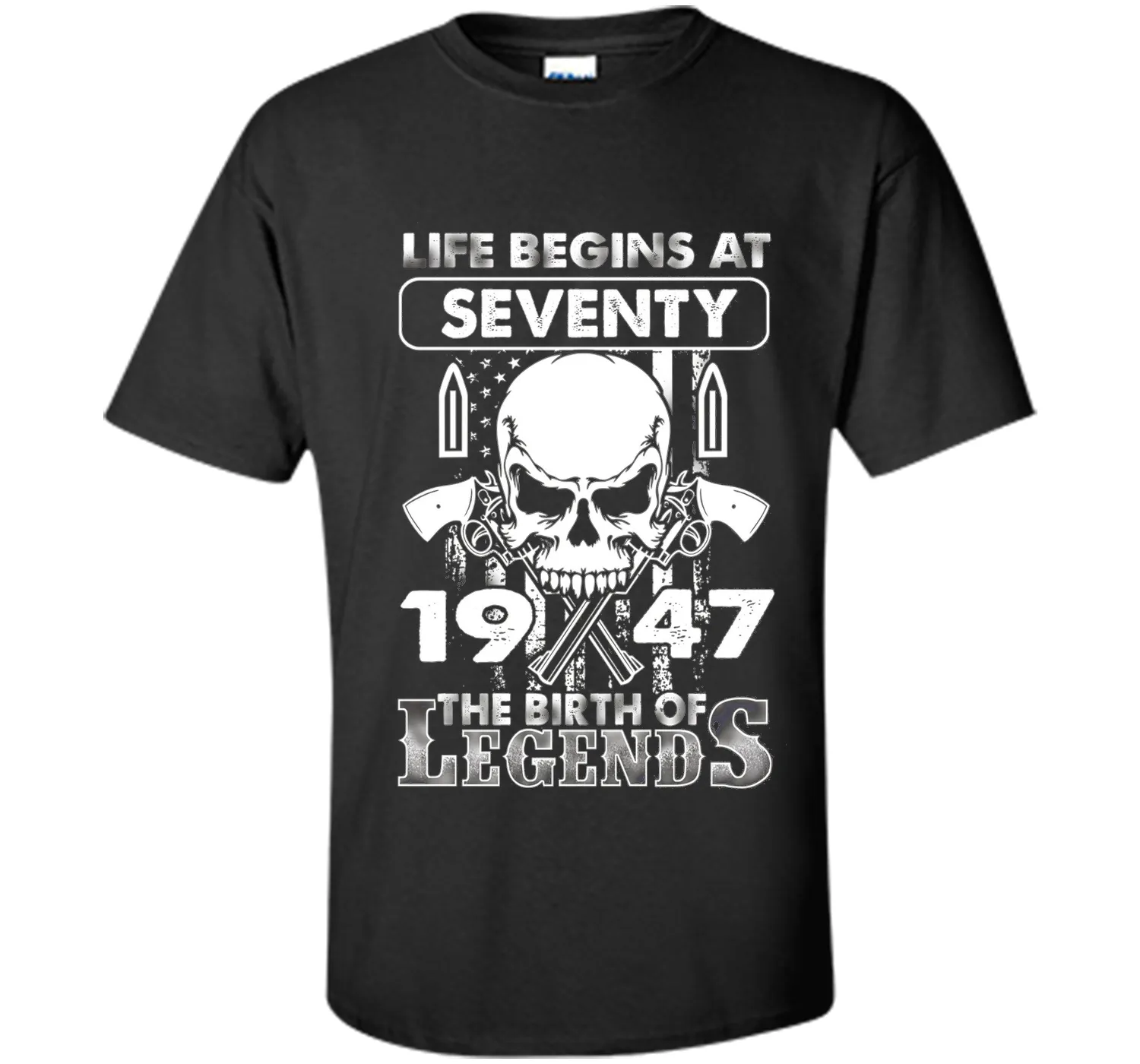 70th Birthday Gifts 1947 The Birth Of Legends T-Shirt t-shirt