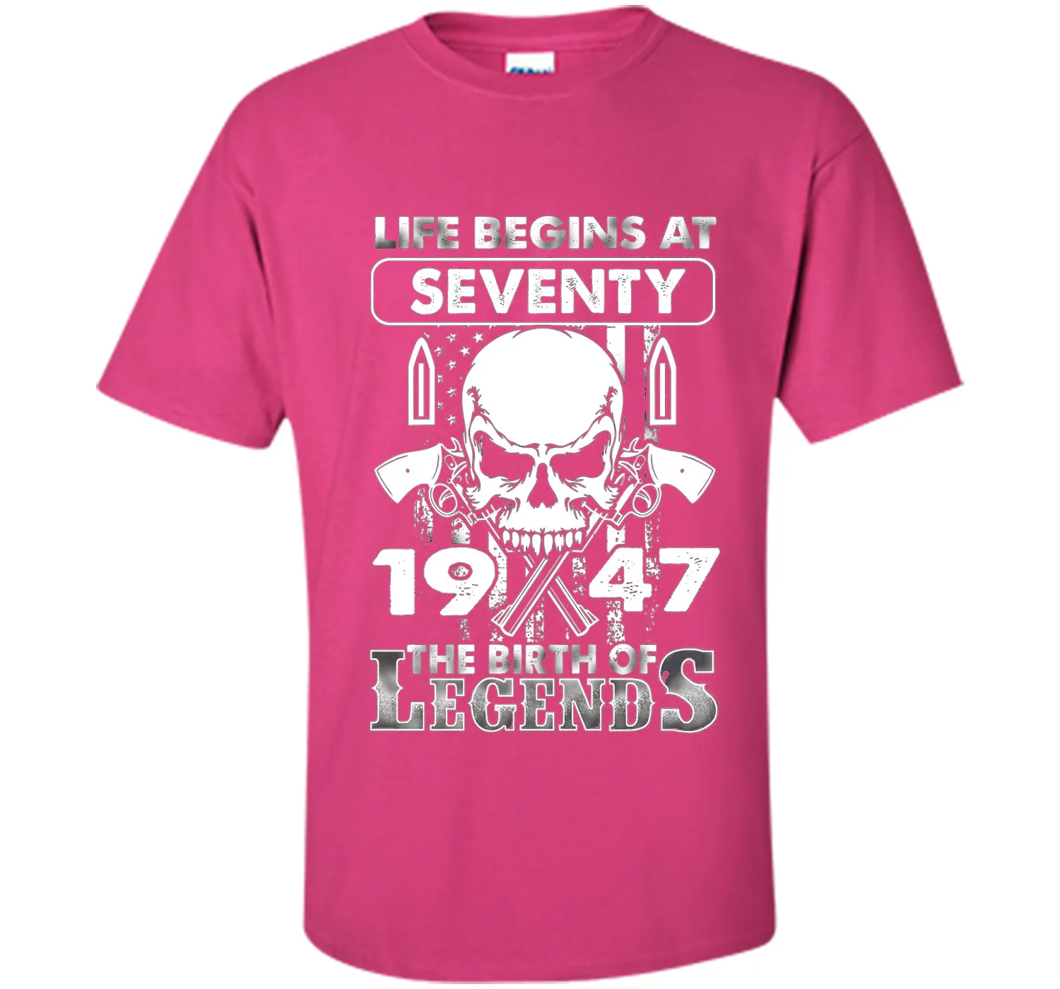 70th Birthday Gifts 1947 The Birth Of Legends T-Shirt t-shirt