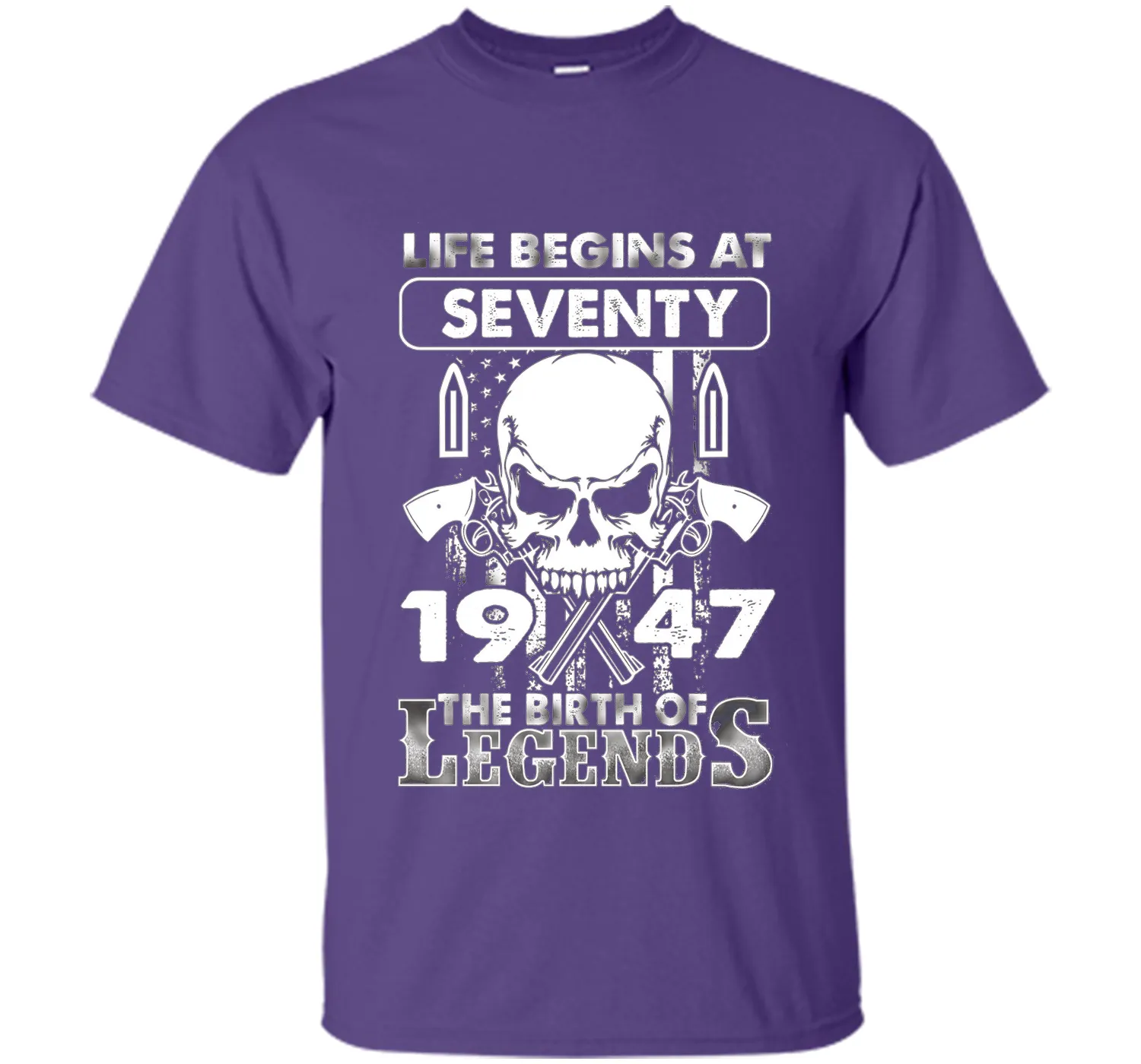 70th Birthday Gifts 1947 The Birth Of Legends T-Shirt t-shirt