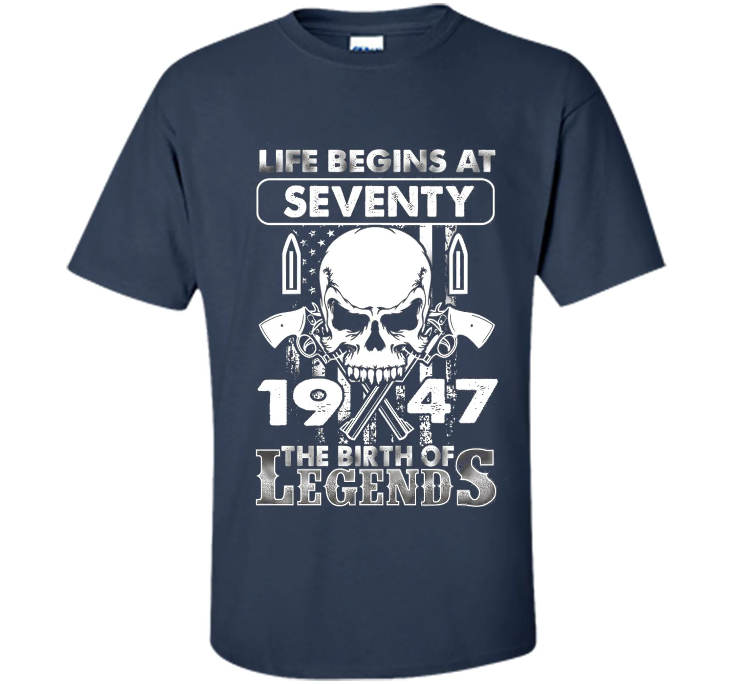 70th Birthday Gifts 1947 The Birth Of Legends T-Shirt t-shirt