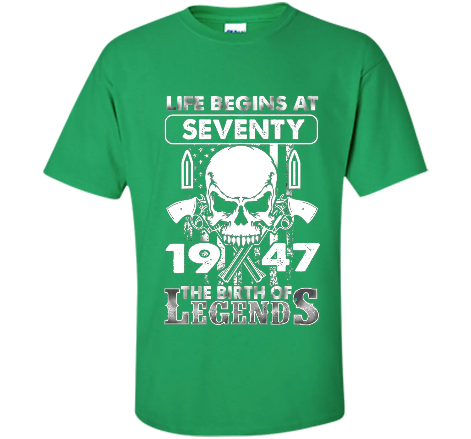 70th Birthday Gifts 1947 The Birth Of Legends T-Shirt t-shirt