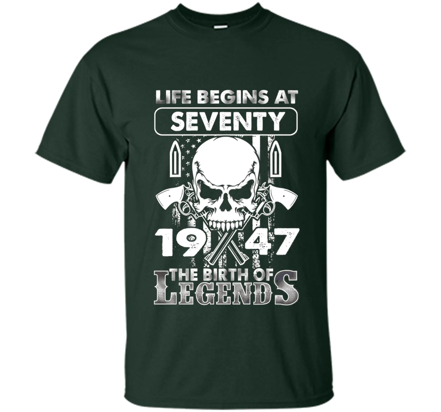 70th Birthday Gifts 1947 The Birth Of Legends T-Shirt t-shirt
