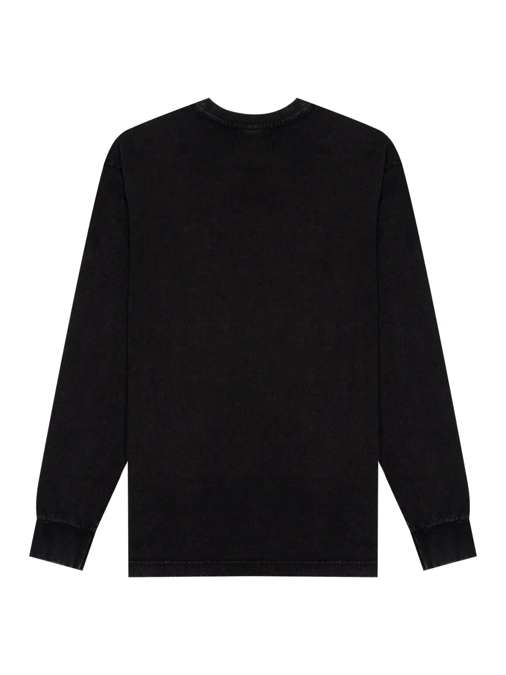 Acid Wash Long Sleeve T-Shirt (Black)