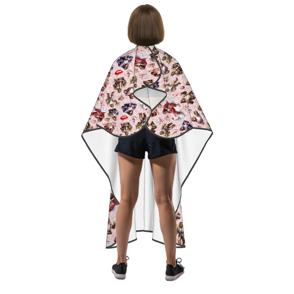 Adult Hair Cutting Cape - 19 Bigfoot / Sasquatch Designs - Valentine, St Patrick, Christmas, cowboy