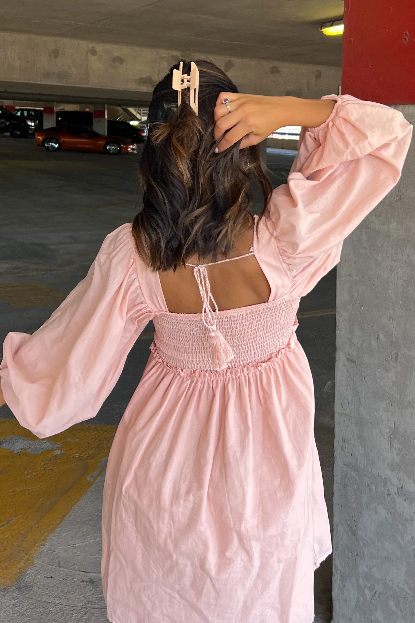 Arabella Embroidered Babydoll Dress