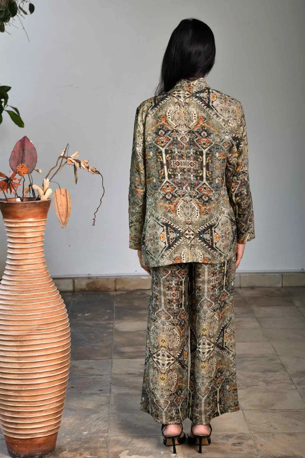 Aztec Printed Blazer