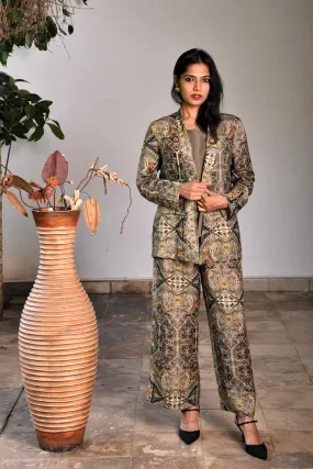 Aztec Printed Blazer
