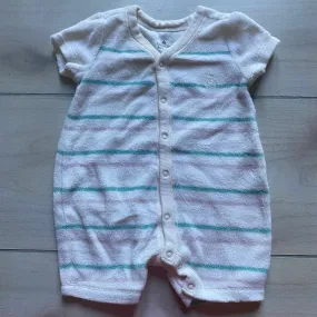 Baby Gap Terry Cream Striped Romper