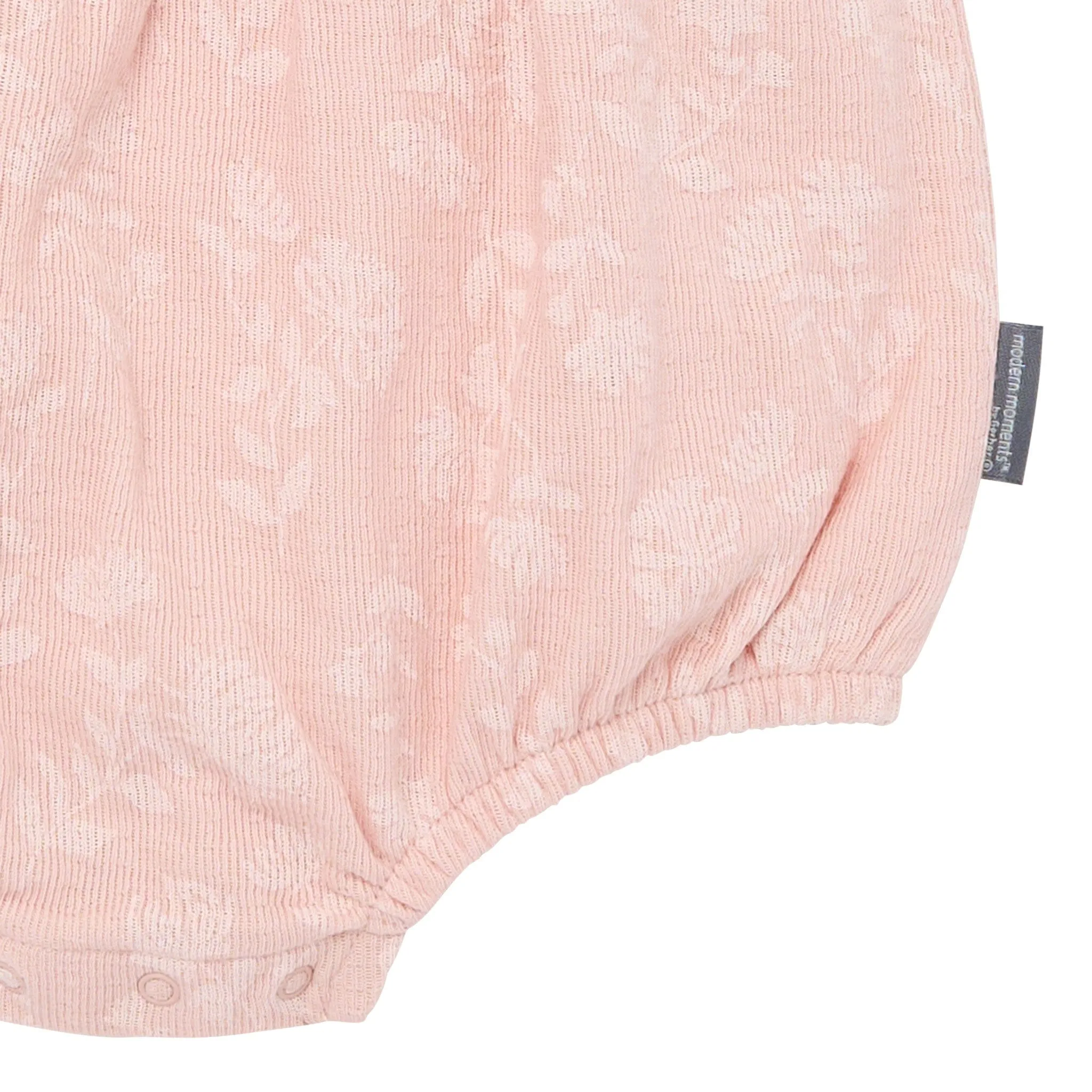 Baby Girls Rose Floral Ruffle Bubble Romper