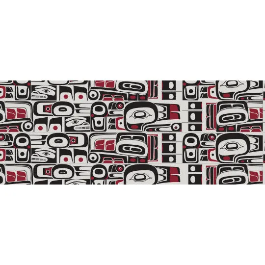 Bamboo Circle Scarf - Thunderbird