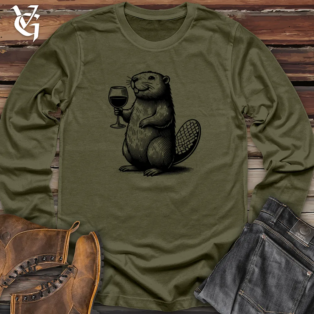 Beaver Drinking Long Sleeve