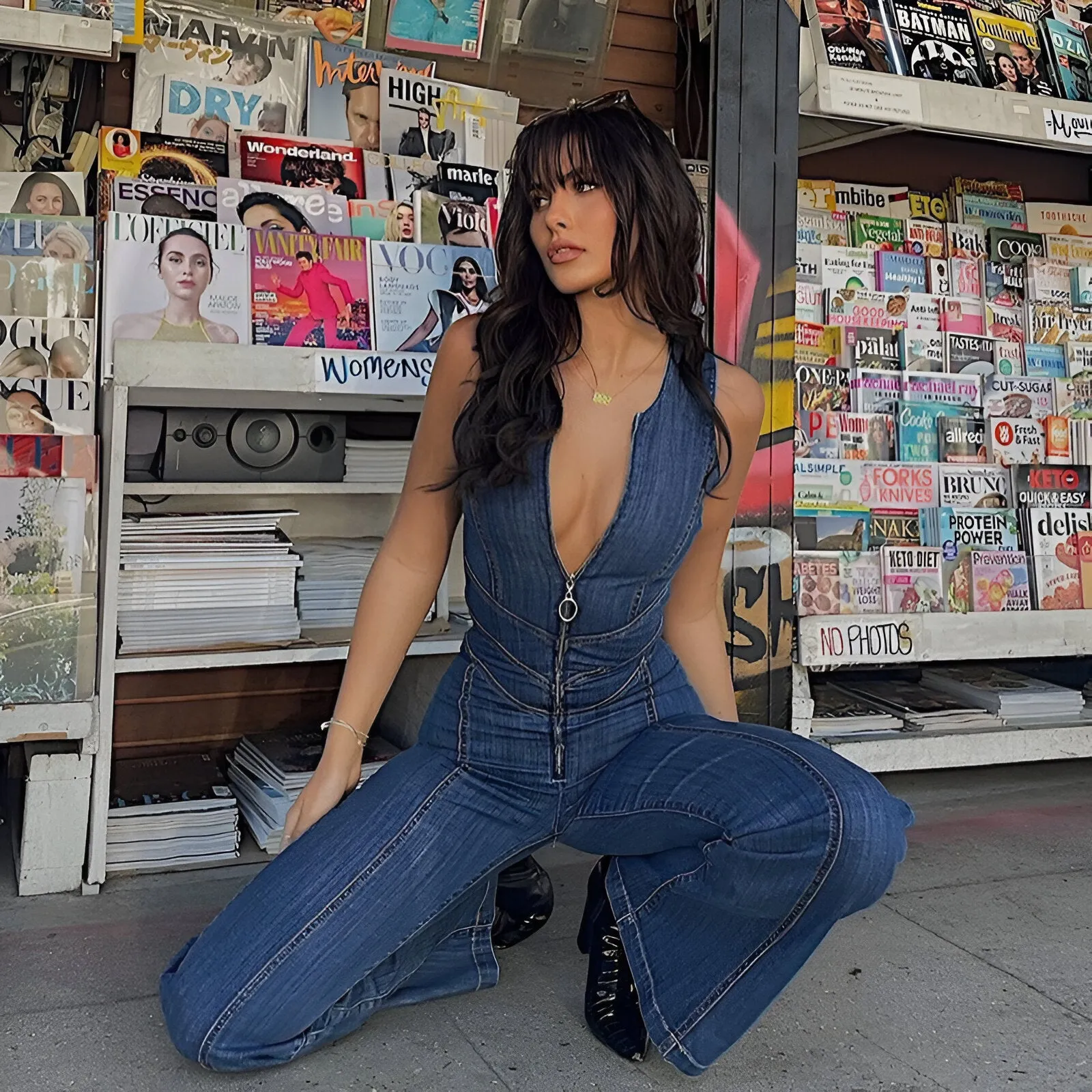 BETHANIE | DEMIN SUIT