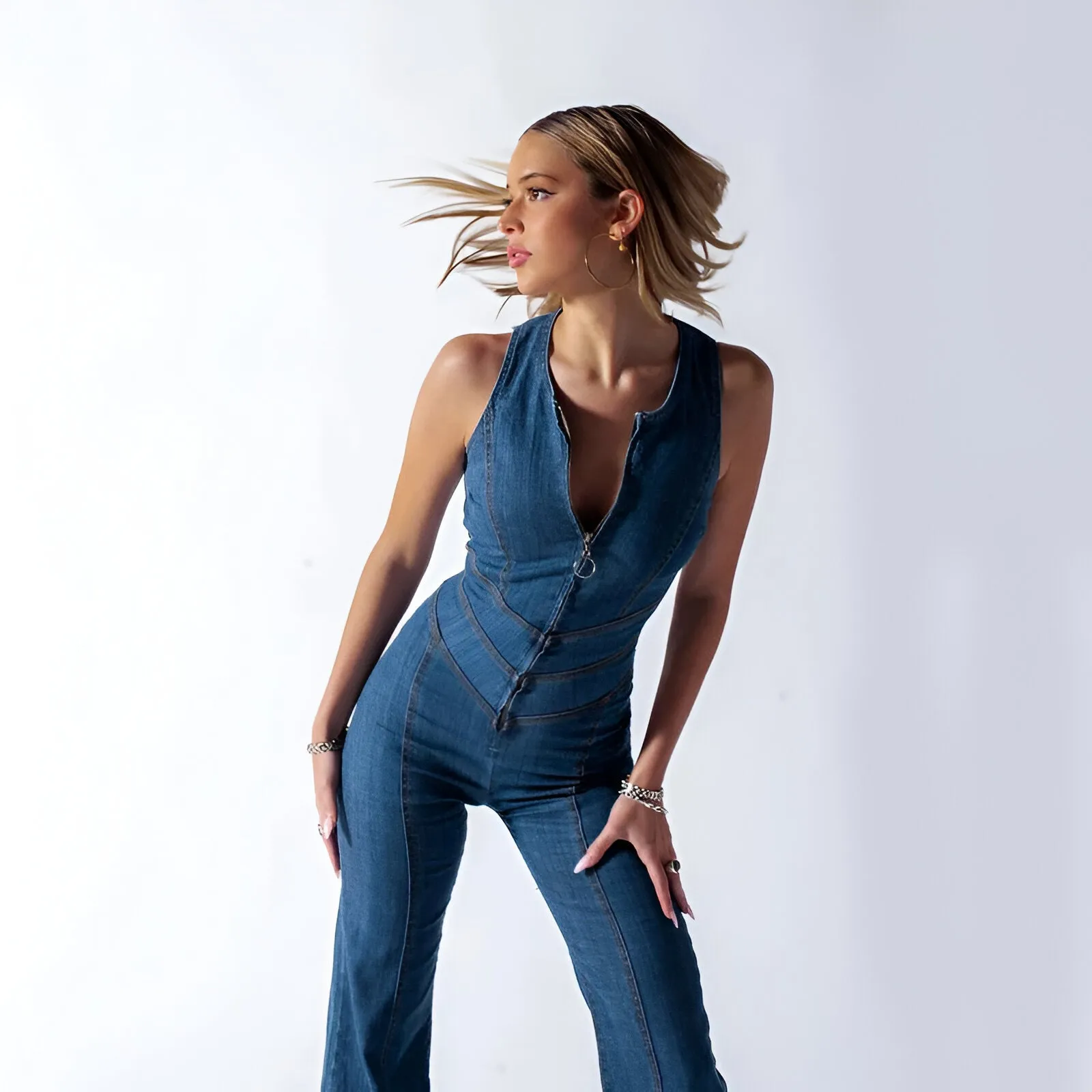 BETHANIE | DEMIN SUIT