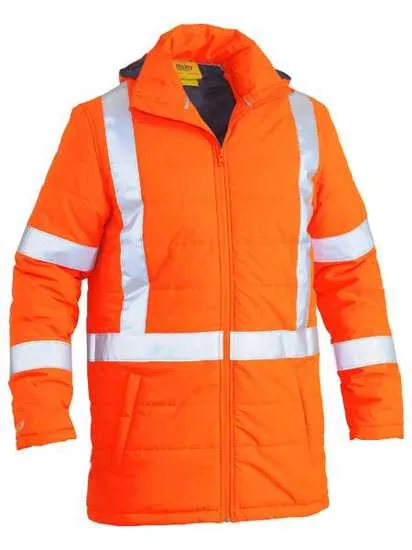 Bisley, TTMC-W17 X Back Puffer Jacket, BJ6379XT (Each) - Fluro Orange - Size: L