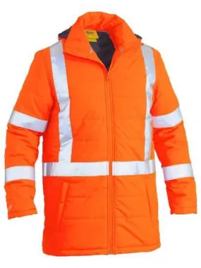 Bisley, TTMC-W17 X Back Puffer Jacket, BJ6379XT (Each) - Fluro Orange - Size: L