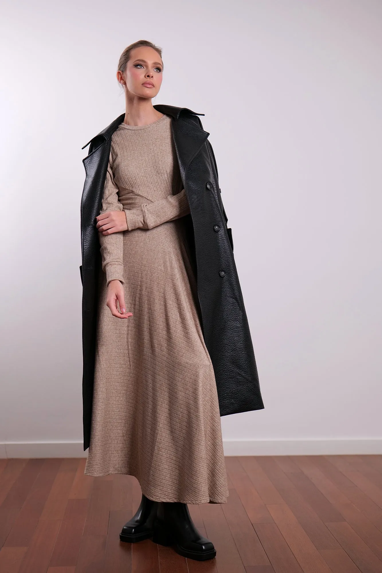 Black Lather trench