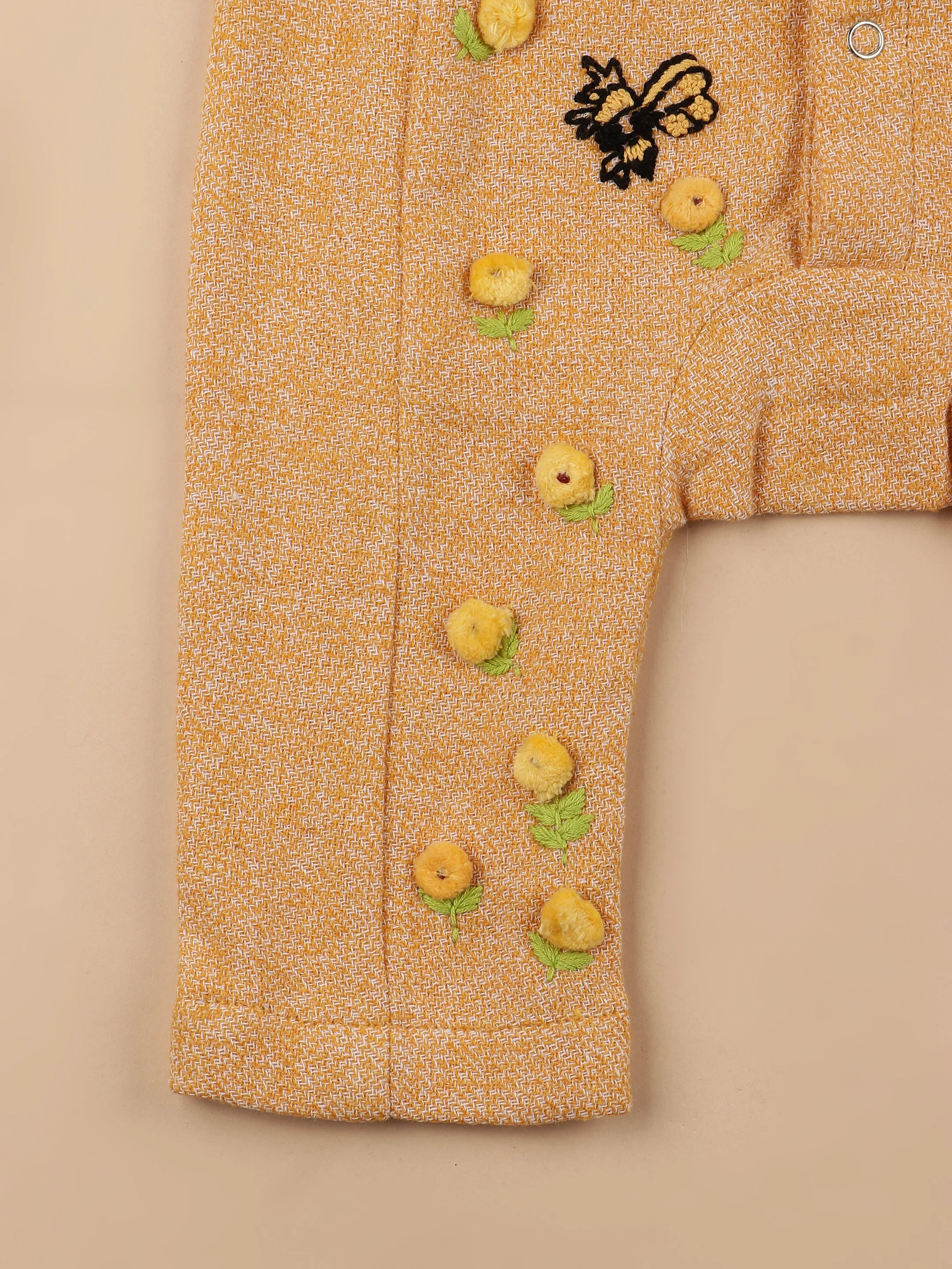 Buzzing Bee Romper - Sunny Yellow