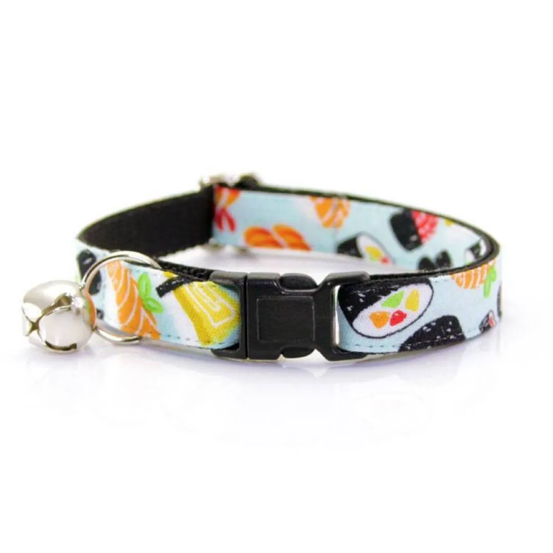 Cat Collar and Bow Tie Set  - Sushi Date