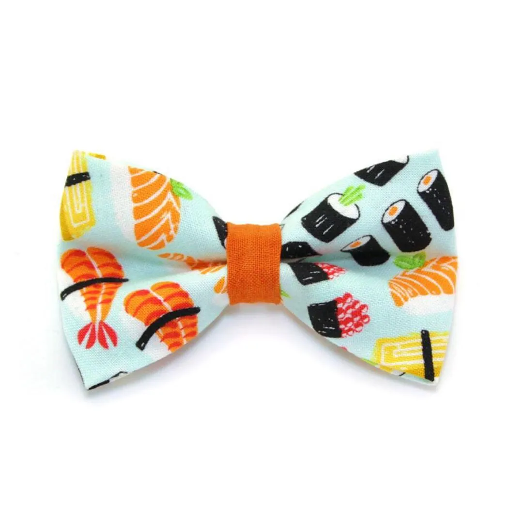 Cat Collar and Bow Tie Set  - Sushi Date