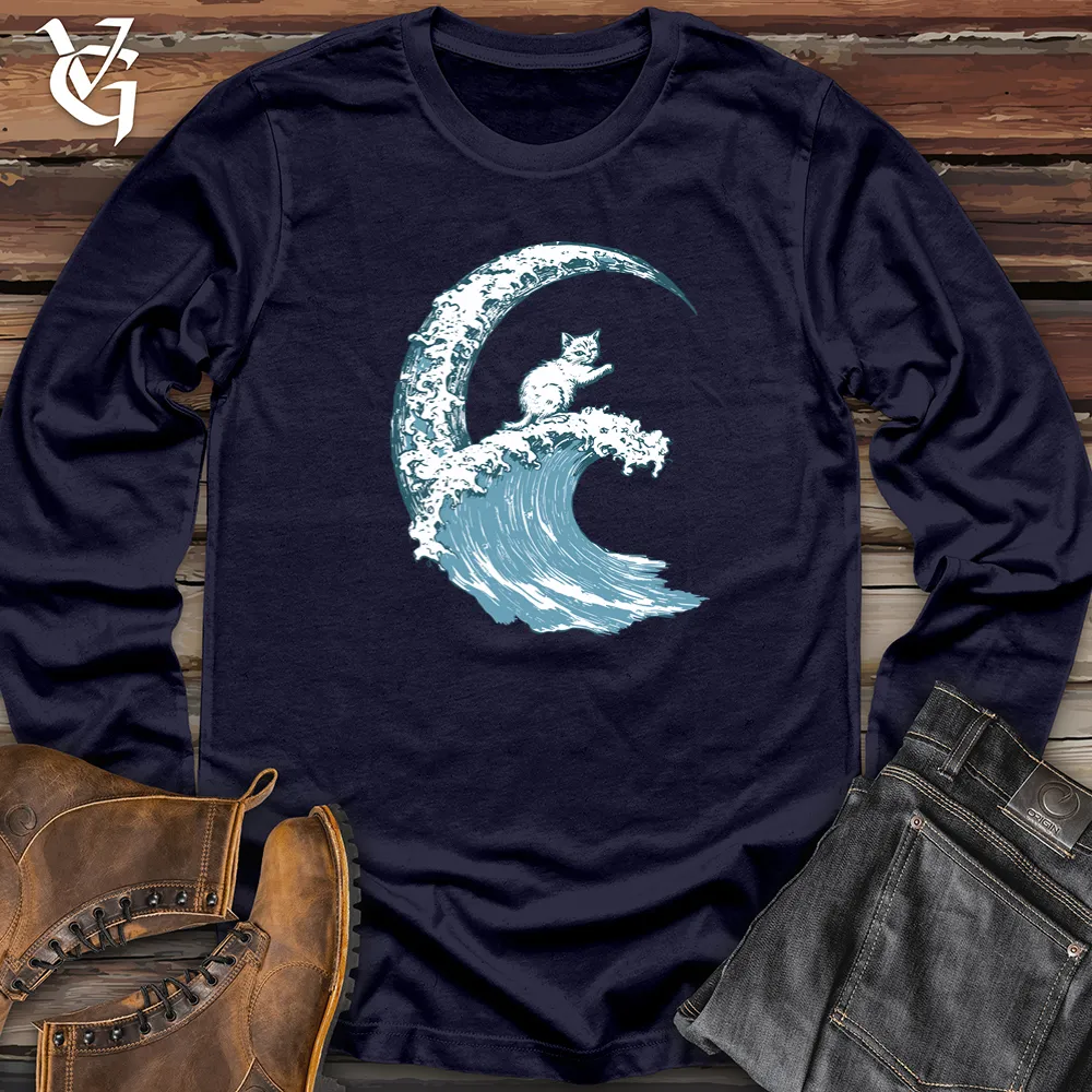 Cat Waves Long Sleeve