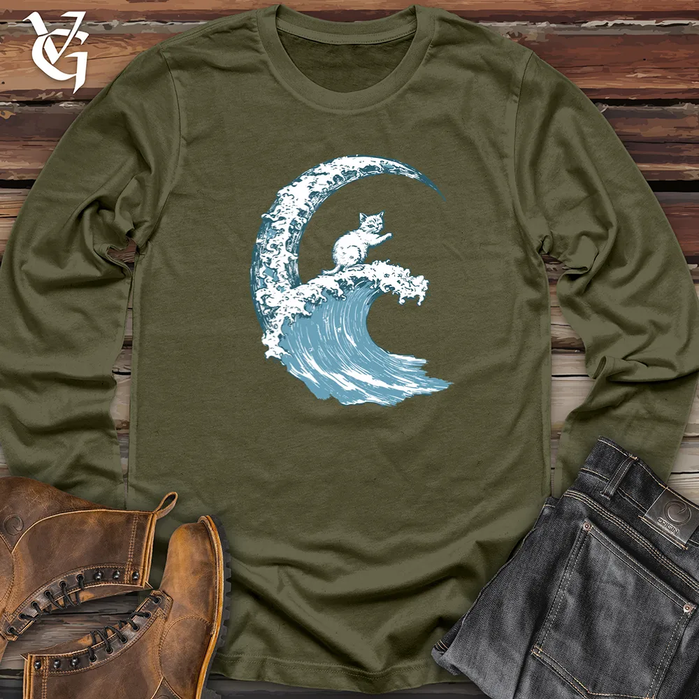 Cat Waves Long Sleeve