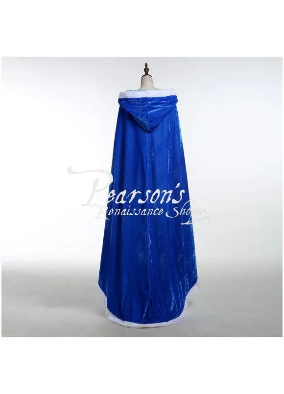 Cinderella Brocade Velvet Cape