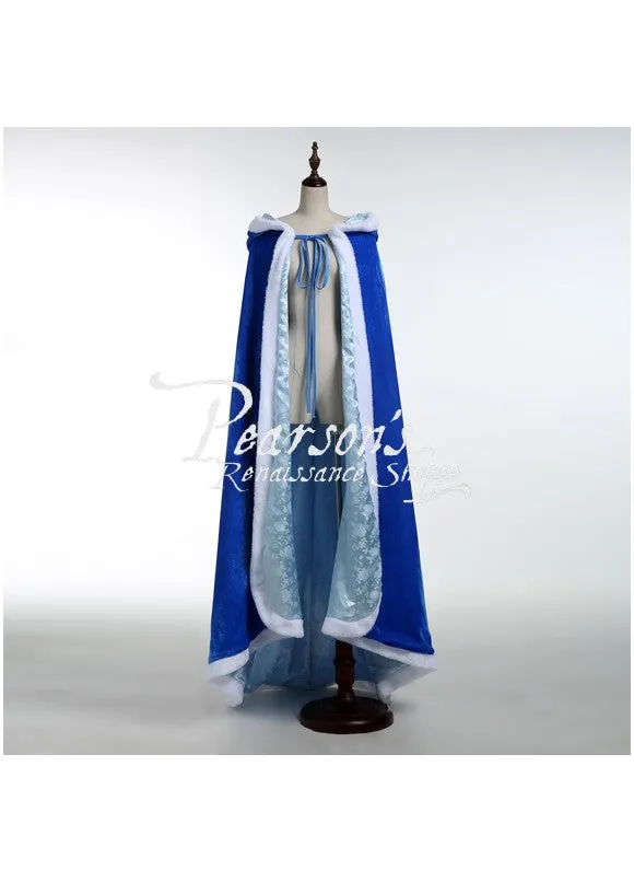 Cinderella Brocade Velvet Cape
