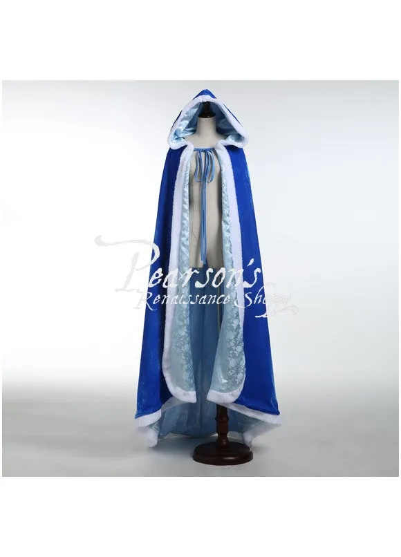 Cinderella Brocade Velvet Cape