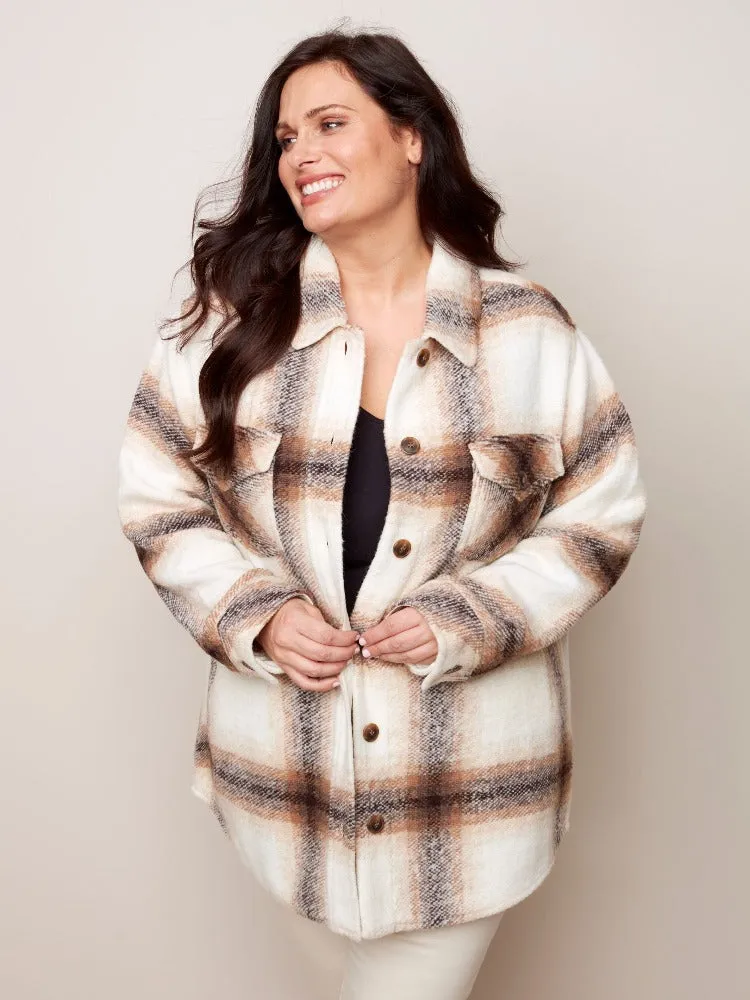 Curvy Plaid Shacket