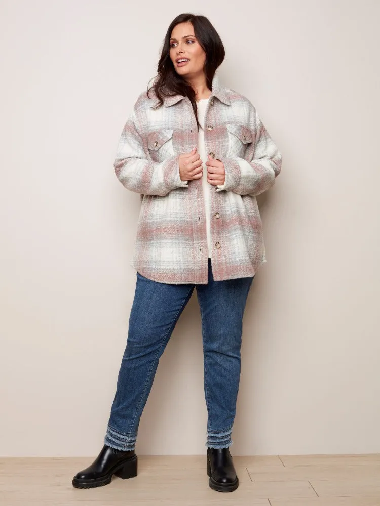 Curvy Plaid Shacket