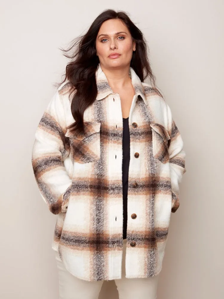 Curvy Plaid Shacket