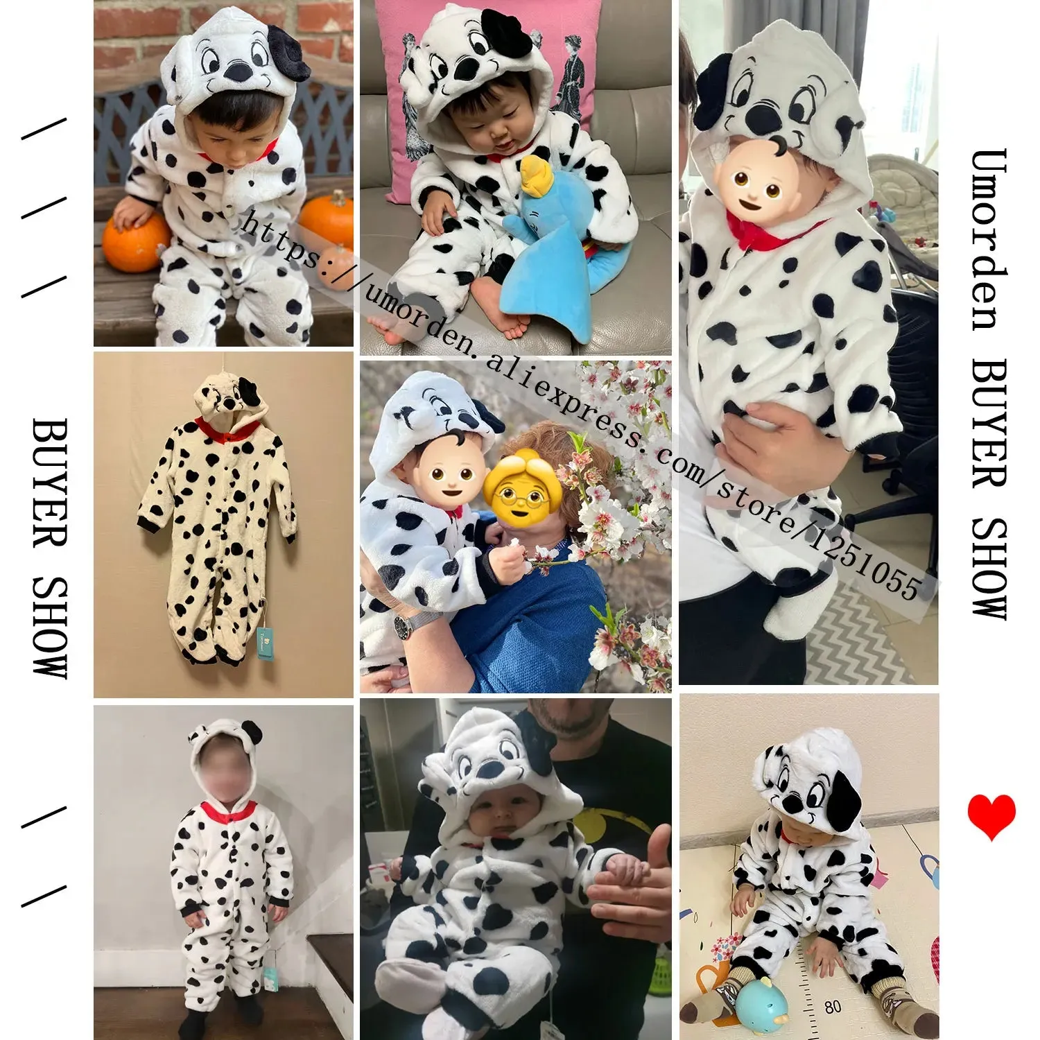Dalmatian Baby Kigurumi Costume – Available at TrendPop-Creations
