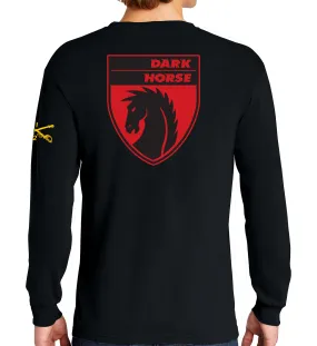 Darkhorse Long Sleeve 50-50 Blend Unisex Shirt. This shirt IS approved for PT