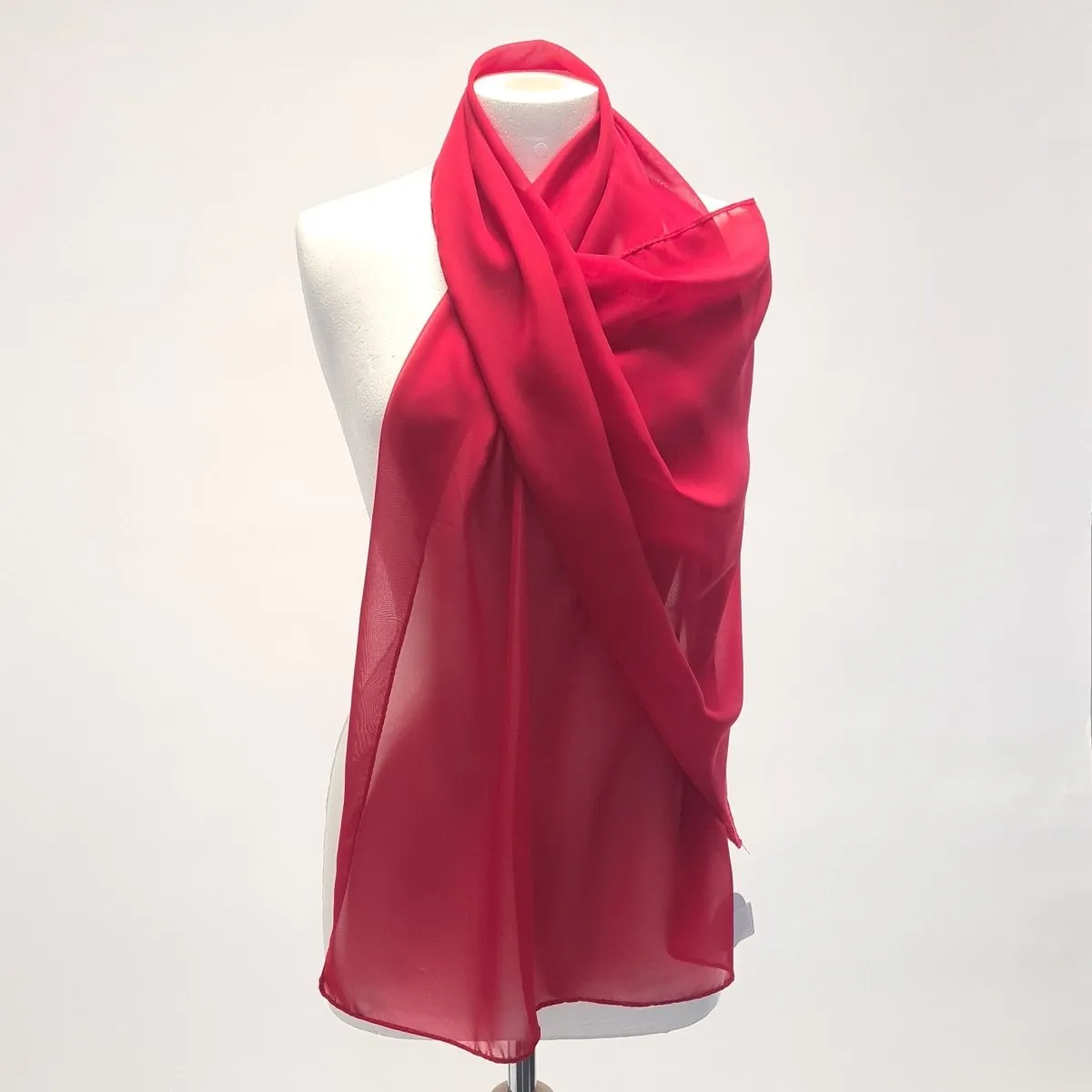 Delicate Chiffon Colourful Scarf