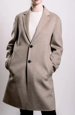Demi-Couture Oversized Coat - Brown Melange
