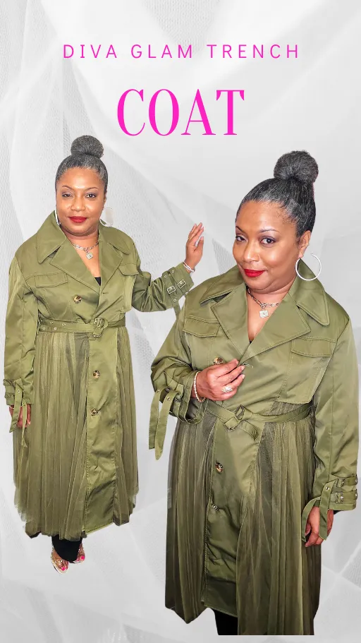 DIVA GLAM Trench Coat