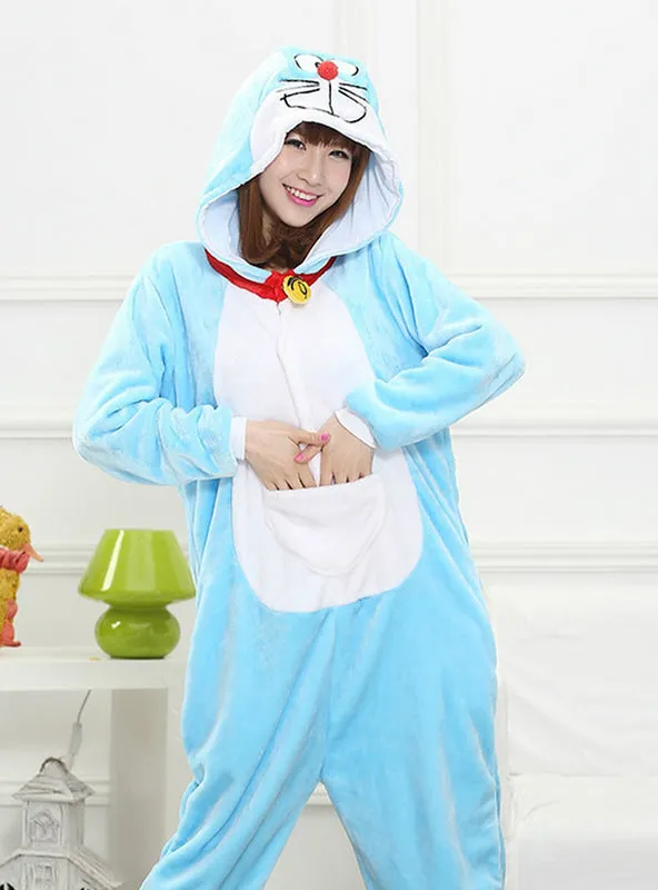 Doraemon Costume Pajamas Sleepwear Onesie