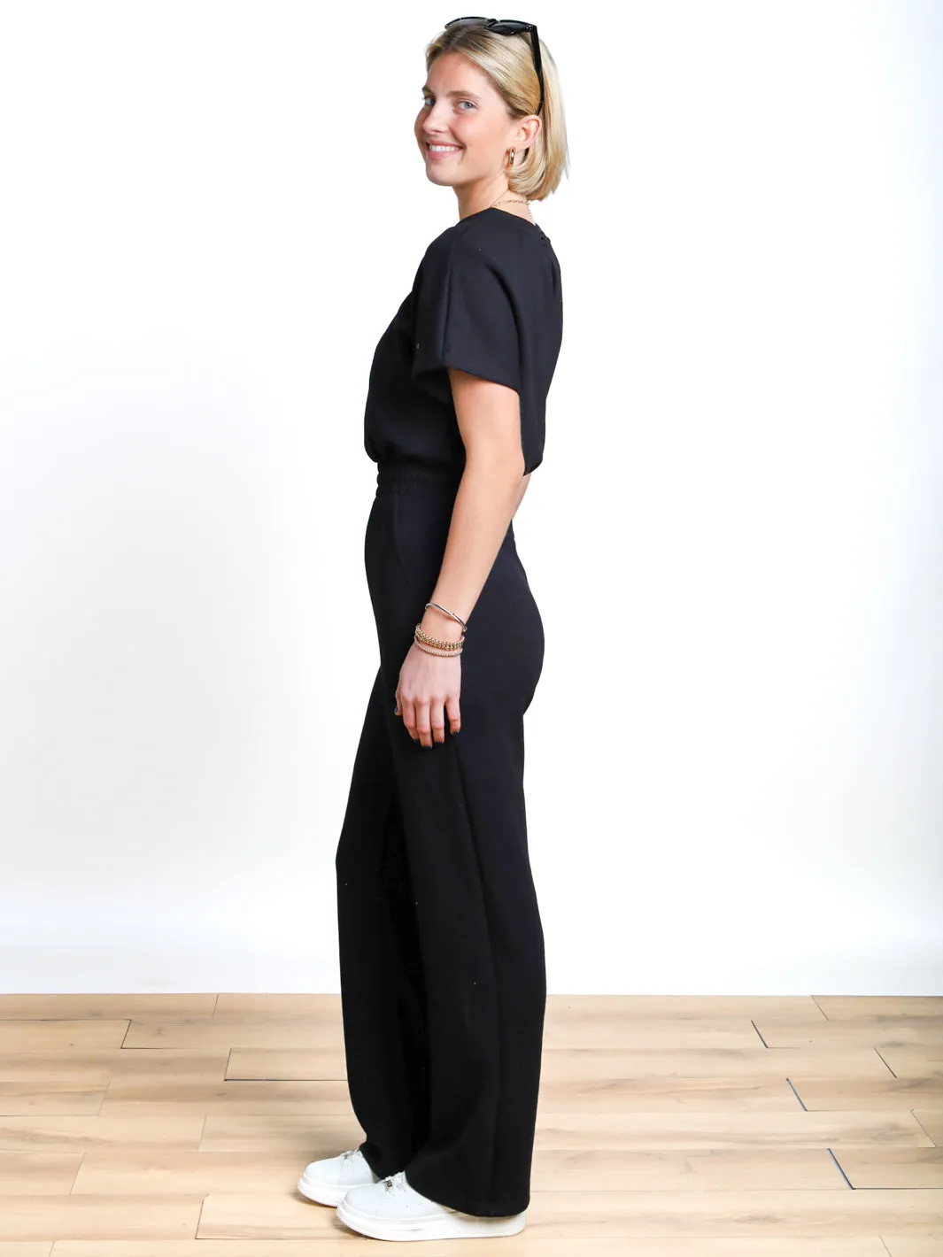 Dressed To Chill Short Sleeve Jumpsuit