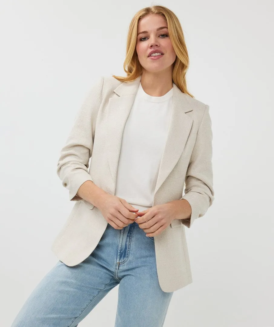 Esqaulo Linen Look Blazer