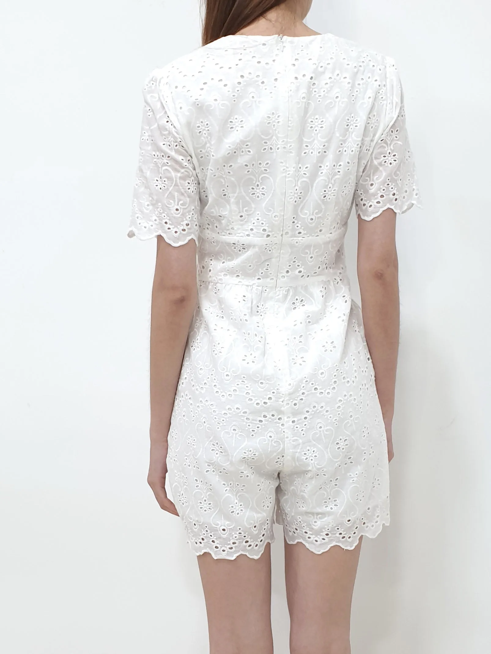 Fair Lady Eyelet Romper