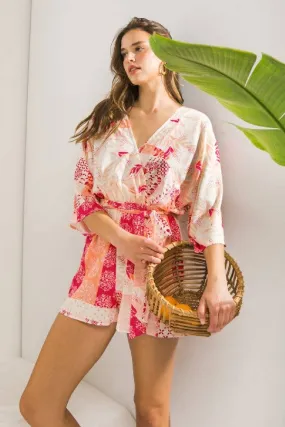 FLYING TOMATO - A Printed Romper