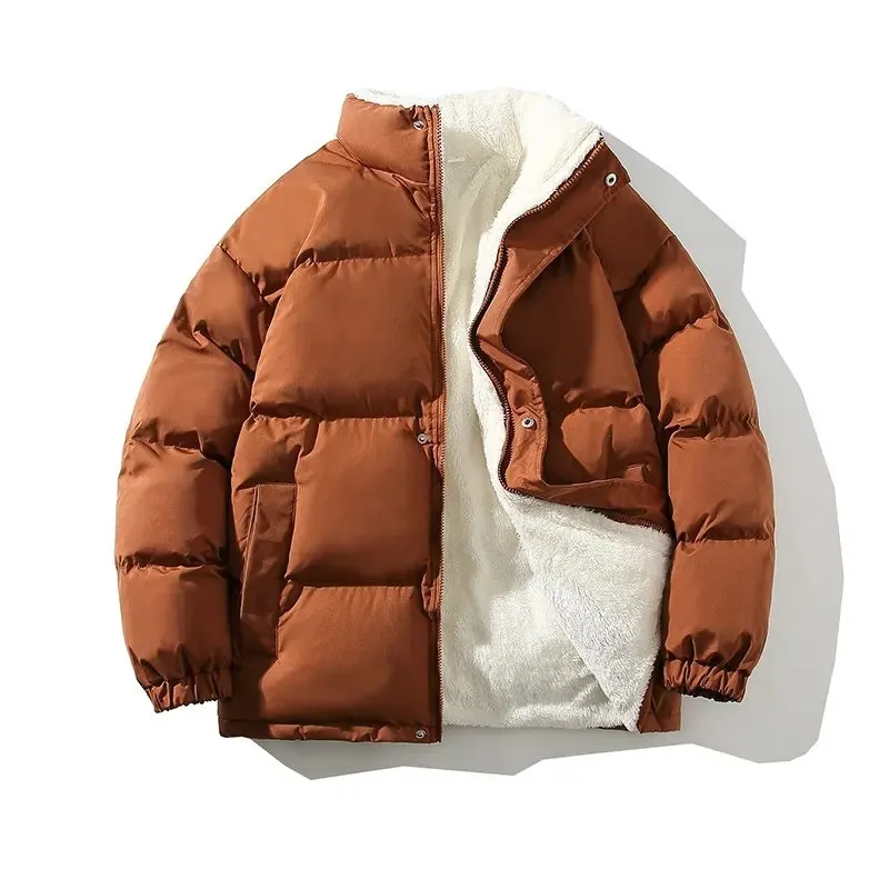 Frevord - Puffer Jacket Heren met Fleece Voering, Winddicht, Warm & Geïsoleerd