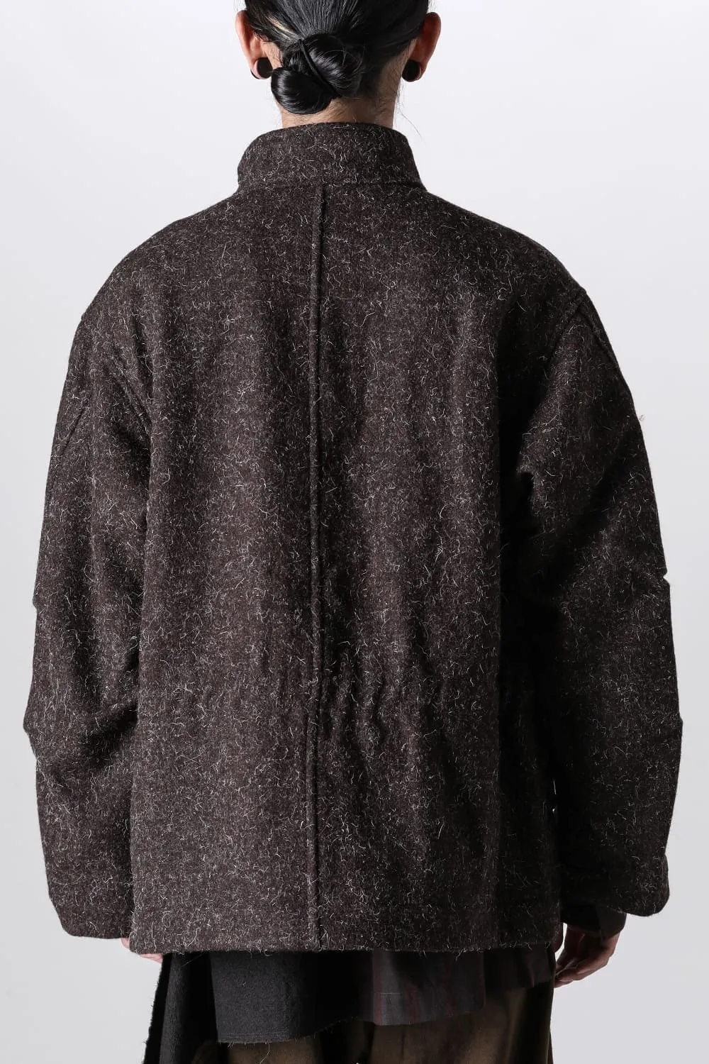 Funnel Neck Short Coat