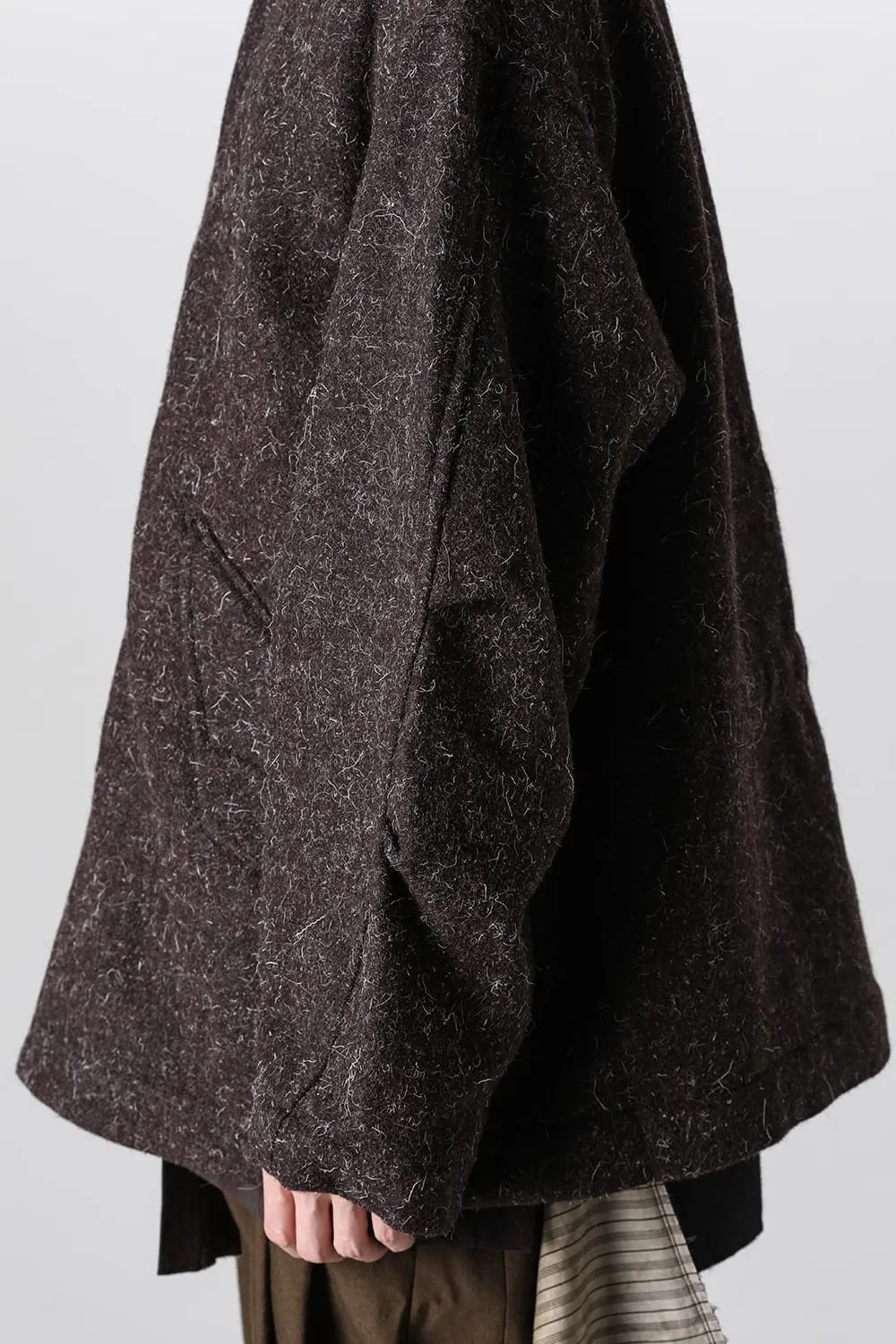 Funnel Neck Short Coat