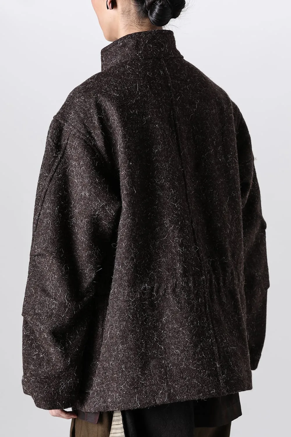 Funnel Neck Short Coat