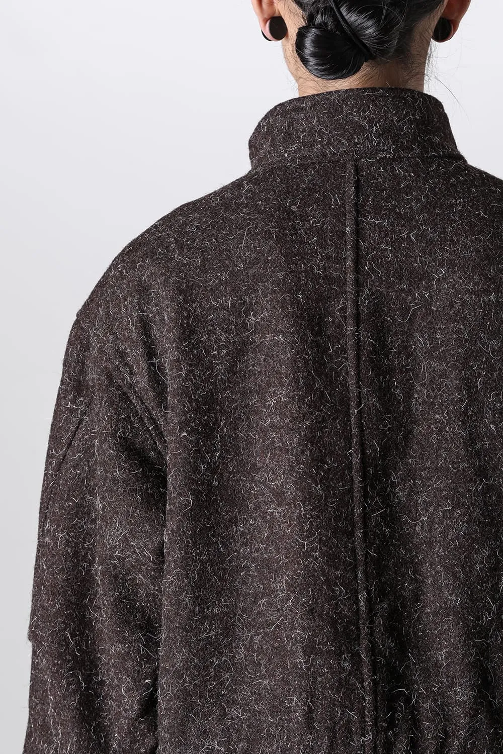 Funnel Neck Short Coat