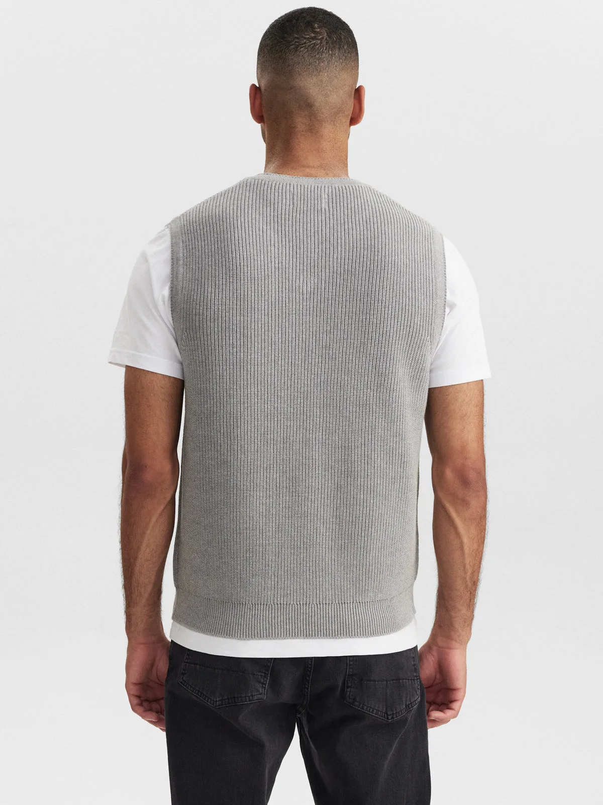 GABBA / Herren-Strick / Cape Vest Knit