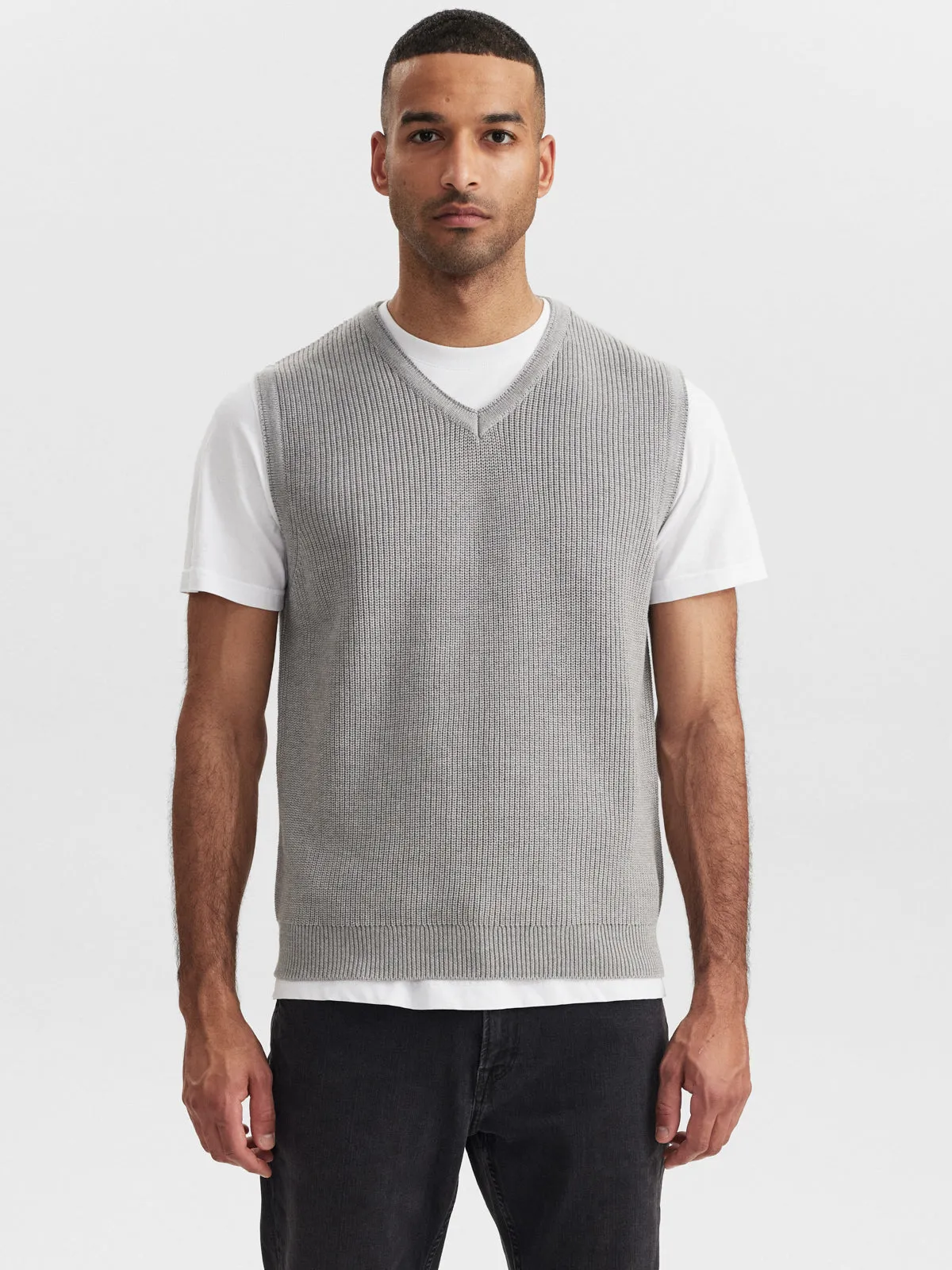 GABBA / Herren-Strick / Cape Vest Knit